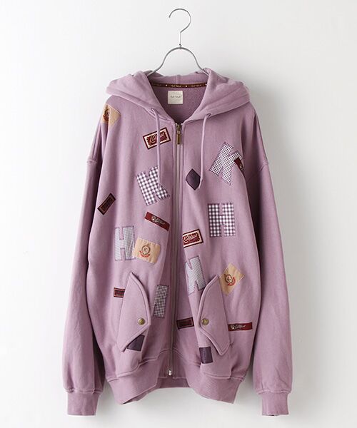 Khロゴギンガムチェックアップリケパーカー パーカー Pink House ピンクハウス ファッション通販 タカシマヤファッションスクエア