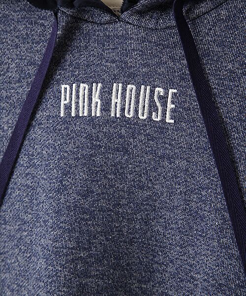 PINK HOUSE / ピンクハウス チュニック | ロゴ入りフードチュニック | 詳細1