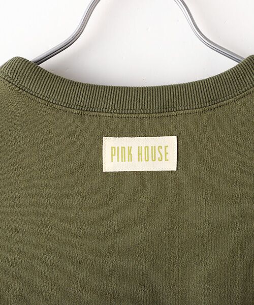 PINK HOUSE / ピンクハウス スウェット | オフィーリアの花飾り刺繍入りトレーナー | 詳細4