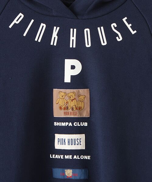 PINK HOUSE / ピンクハウス スウェット | ロゴ＆ネーム使いフーディスウェット | 詳細6