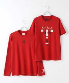 ロゴ＆ネーム使いＴシャツ＆長袖Ｔシャツセット