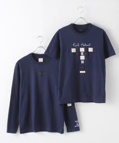 ロゴ＆ネーム使いＴシャツ＆長袖Ｔシャツセット