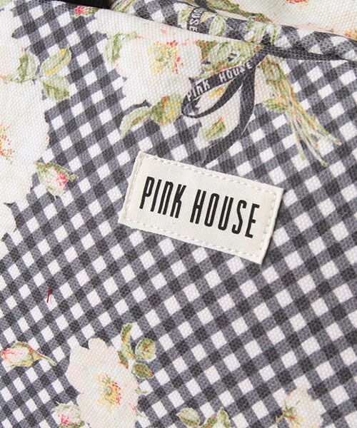 PINK HOUSE / ピンクハウス ボストンバッグ | 野ばらギンガムボストンバッグ | 詳細6