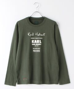 ロゴプリント長袖Tシャツ