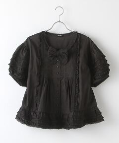 PINK HOUSE / ピンクハウス シャツ・ブラウス | リボン使いフリルブラウス