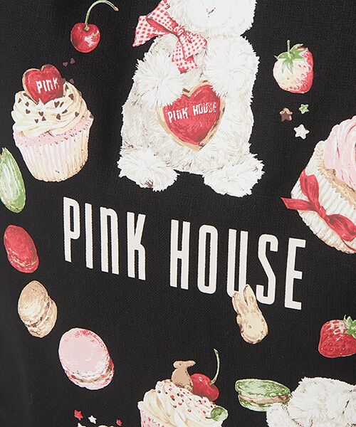 PINK HOUSE / ピンクハウス トートバッグ | シュガリースイーツラビットプリントバッグ | 詳細6
