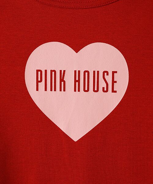 PINK HOUSE / ピンクハウス カットソー | ハートワッペンカットソーチュニック | 詳細7