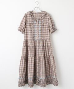 PINK HOUSE / ピンクハウス ロング・マキシ丈ワンピース | オリジナルチェックワンピース