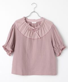 PINK HOUSE / ピンクハウス シャツ・ブラウス | ダブルガーゼ×カットドビーブラウス