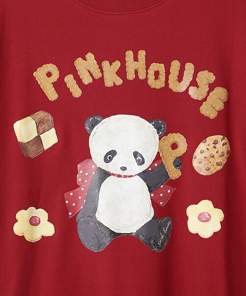 PINK HOUSE×MISAKO&ERINKOプリントビックTシャツ （チュニック）｜PINK 