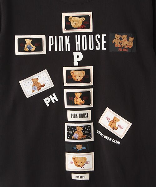 PINK HOUSE / ピンクハウス カットソー | ネームいっぱいロゴカットソー | 詳細1