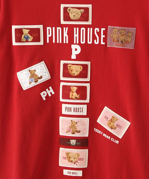 PINK HOUSE / ピンクハウス カットソー | ネームいっぱいロゴカットソー | 詳細3