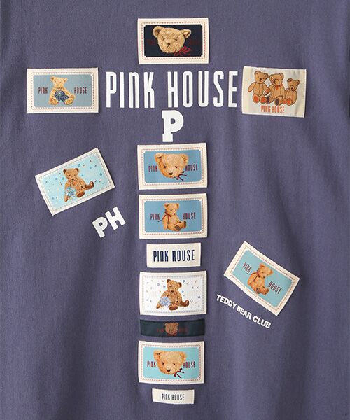 PINK HOUSE / ピンクハウス カットソー | ネームいっぱいロゴカットソー | 詳細7
