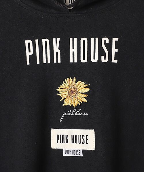 PINK HOUSE / ピンクハウス チュニック | ひまわりモチーフフードチュニック | 詳細1