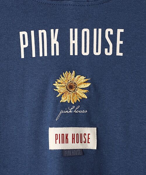 PINK HOUSE / ピンクハウス チュニック | ひまわりモチーフフードチュニック | 詳細6