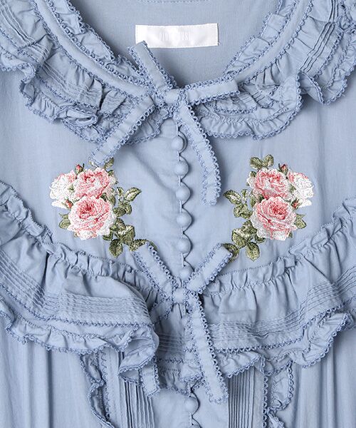 タイムセール中⭐︎ピンクハウス　綺麗なローズ刺繍のワンピース　新品ピンクハウスから購入
