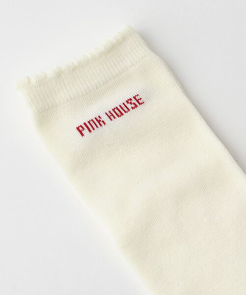 PINK HOUSE / ピンクハウス ソックス | ロゴソックス | 詳細1