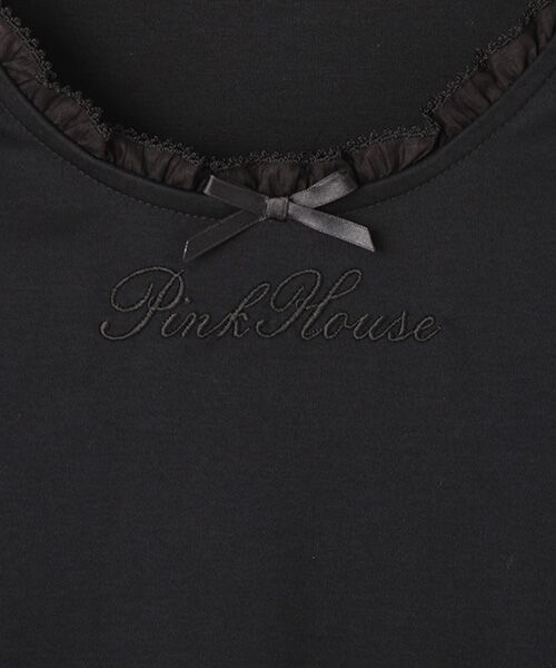 PINK HOUSE / ピンクハウス カットソー | ロゴ刺繍入りカットソー | 詳細1