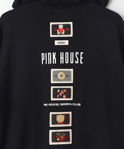 PINK HOUSE / ピンクハウス パーカー | バックロゴ＆ネーム使いパーカー | 詳細1