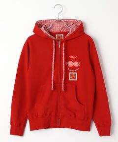 PINK HOUSE / ピンクハウス パーカー | いちご＆チェリーミーティングアップリケパーカー