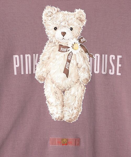 極美品】PINK HOUSE ピンクハウス テディベア ドッキングワンピース-