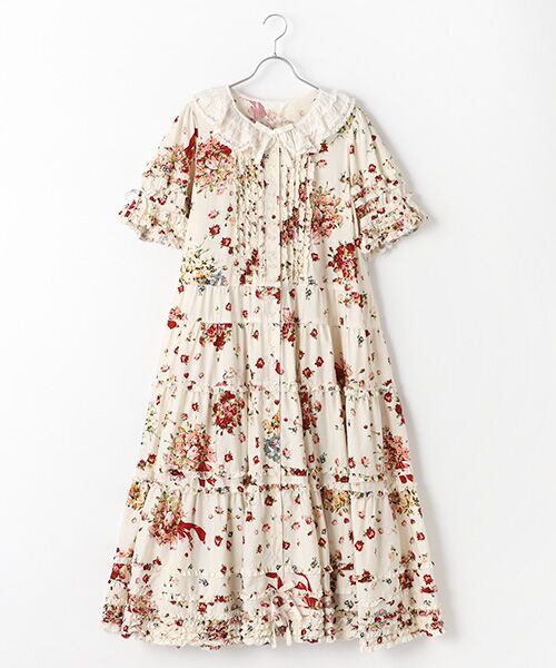 アンジェリークローズプリントワンピース ロング マキシ丈ワンピース Pink House ピンクハウス ファッション通販 タカシマヤファッションスクエア