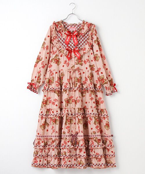 Pink House Misako Erinko ラブリボンベアプリントロングワンピース ロング マキシ丈ワンピース Pink House ピンクハウス ファッション通販 タカシマヤファッションスクエア Pink House Misako Erinko ラブリボンベアプリントロングワンピース ロング マキシ丈ワンピース Pink House ピンクハウス ファッション通販 タカシマヤファッションスクエア