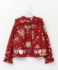 【美品】ピンクハウス　トップス　赤 PINK HOUSE｜ピンクハウスのトップス（レッド/赤色系）通販