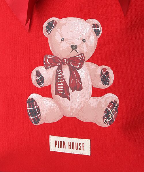 PINK HOUSE / ピンクハウス トートバッグ | 【PINK HOUSE×misako&erinko】ラブリボンベアプリントバッグ | 詳細6