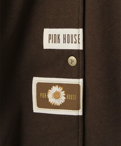 PINK HOUSE / ピンクハウス カーディガン・ボレロ | リボン付きロングスウェットカーディガン | 詳細4