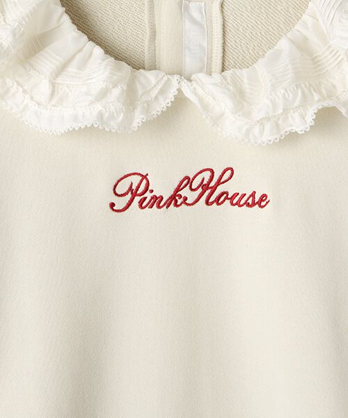 PINK HOUSE / ピンクハウス スウェット | ローン襟付きスウェット | 詳細5