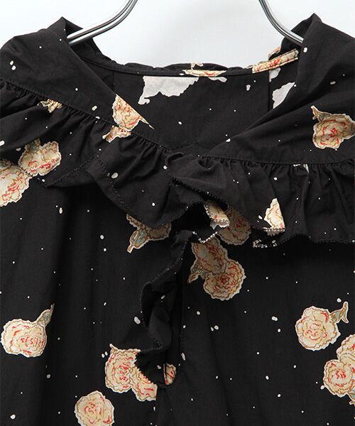 セール アウトレットlittle sunny bite×PINK HOUSE Carnation print frill blouse （シャツ ・ブラウス）｜PINK HOUSE ⁄ ピンクハウス ファッション通販 タカシマヤファッションスクエア