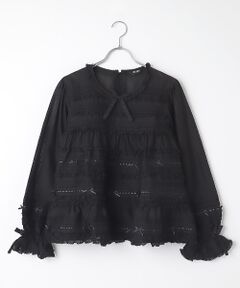 PINK HOUSE / ピンクハウス シャツ・ブラウス | リボンいっぱいフリルブラウス