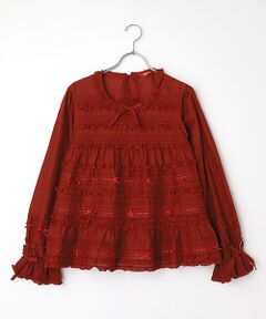 PINK HOUSE / ピンクハウス シャツ・ブラウス | リボンいっぱいフリルブラウス