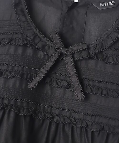 PINK HOUSE / ピンクハウス シャツ・ブラウス | リボンいっぱいフリルブラウス | 詳細5