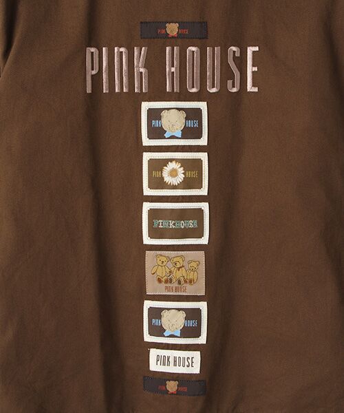 PINK HOUSE / ピンクハウス ブルゾン | ひなぎくテディ刺繍入りフードブルゾン | 詳細4