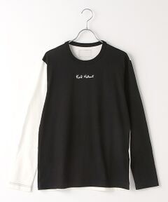 KARL HELMUTロゴ入り配色カットソー