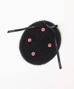 PINK HOUSE / ピンクハウス ブローチ・コサージュ | ローズレースモチーフワッペン