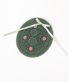 PINK HOUSE / ピンクハウス ブローチ・コサージュ | ローズレースモチーフワッペン