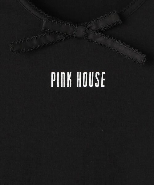 PINK HOUSE / ピンクハウス チュニック | ローンフリル使いカットソーチュニック | 詳細1