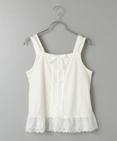 PINK HOUSE / ピンクハウス キャミソール・チューブトップ | コットンレース使いキャミソール