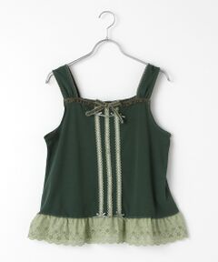 PINK HOUSE / ピンクハウス キャミソール・チューブトップ | コットンレース使いキャミソール