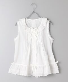 PINK HOUSE / ピンクハウス シャツ・ブラウス | リボンモチーフ使いノースリーブブラウス