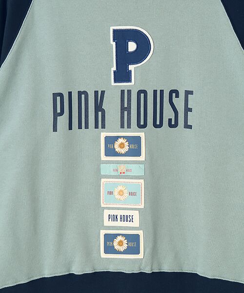 PINK HOUSE / ピンクハウス パーカー | Ｐロゴワッペン付きパーカー | 詳細10