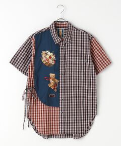 PINK HOUSE / ピンクハウス シャツ・ブラウス | フラワーカールくん刺繍オリジナルチェックシャツブラウス