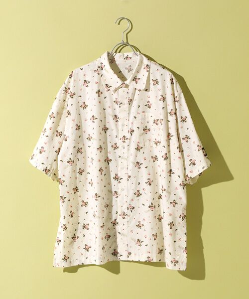 little sunny bite×PINK HOUSE lsb floral print shirt blouse