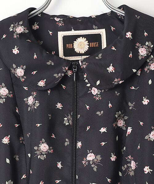 セール】 little sunny bite×PINK HOUSE lsb floral print blouse 