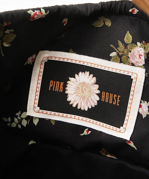 セール】 little sunny bite×PINK HOUSE lsb floral ribbon basket bag