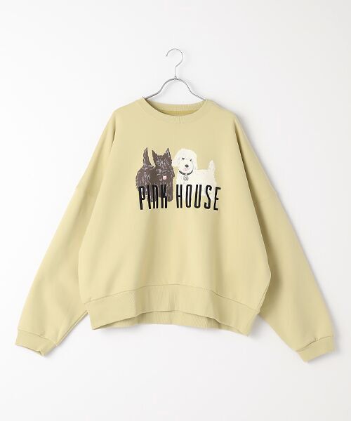 PINK HOUSE / ピンクハウス スウェット | little sunny bite×PINK HOUSE  dog print | 詳細6