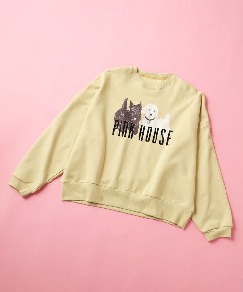 PINK HOUSE / ピンクハウス スウェット | little sunny bite×PINK HOUSE  dog print | 詳細5
